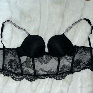 Victoria secret mesh corset top